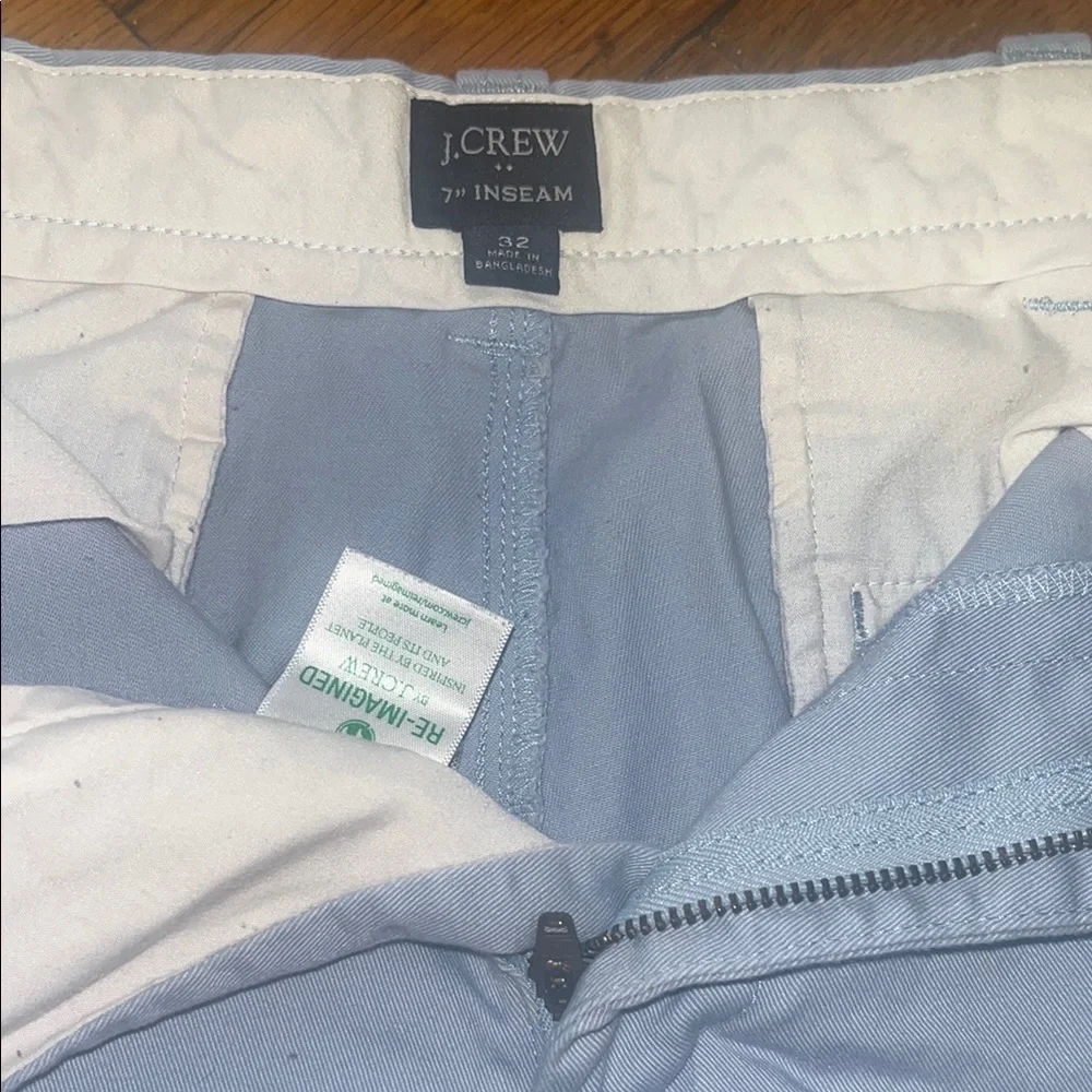 ⭐️🌴 J. Crew 7” Blue Flat Front Shorts Classic Fit